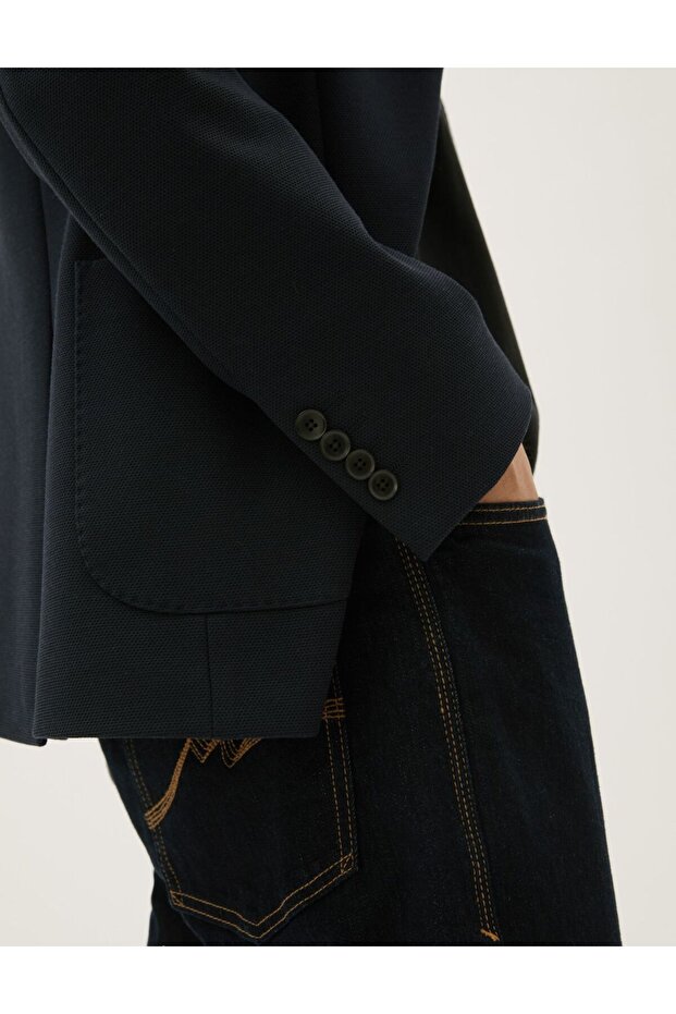 Dokulu Örme Ceket - 2