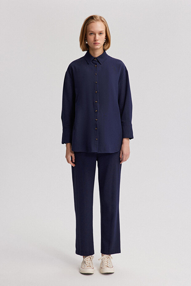 LINEN TEXTURED SHIRT