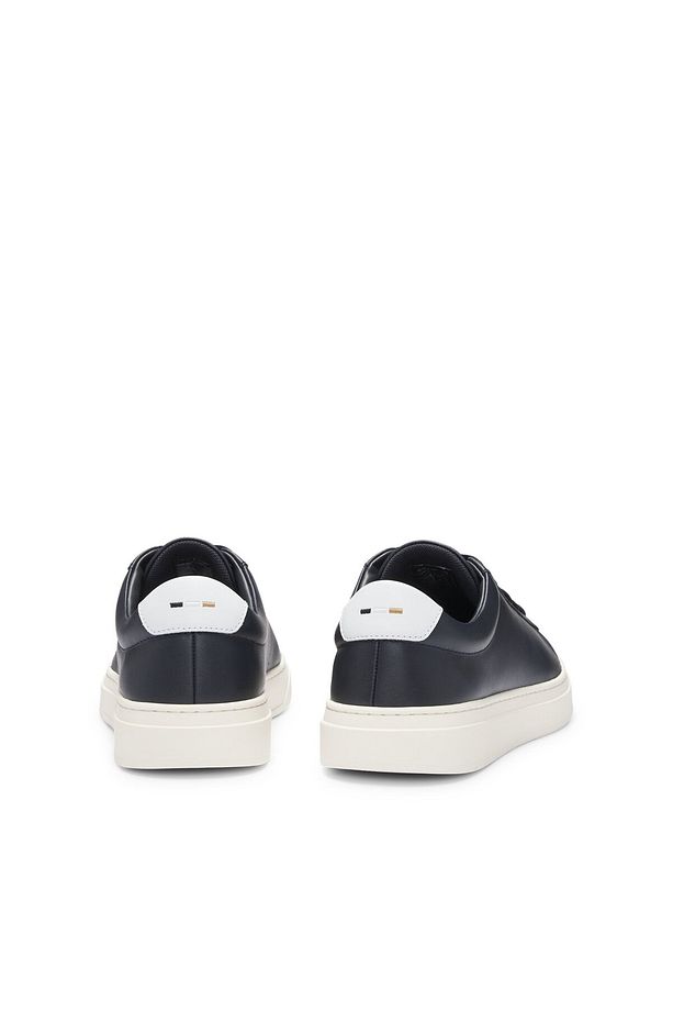 Hakiki Deri Logolu Sneaker Ayakkabı Erkek AYAKKABI 50536480 410 - 3