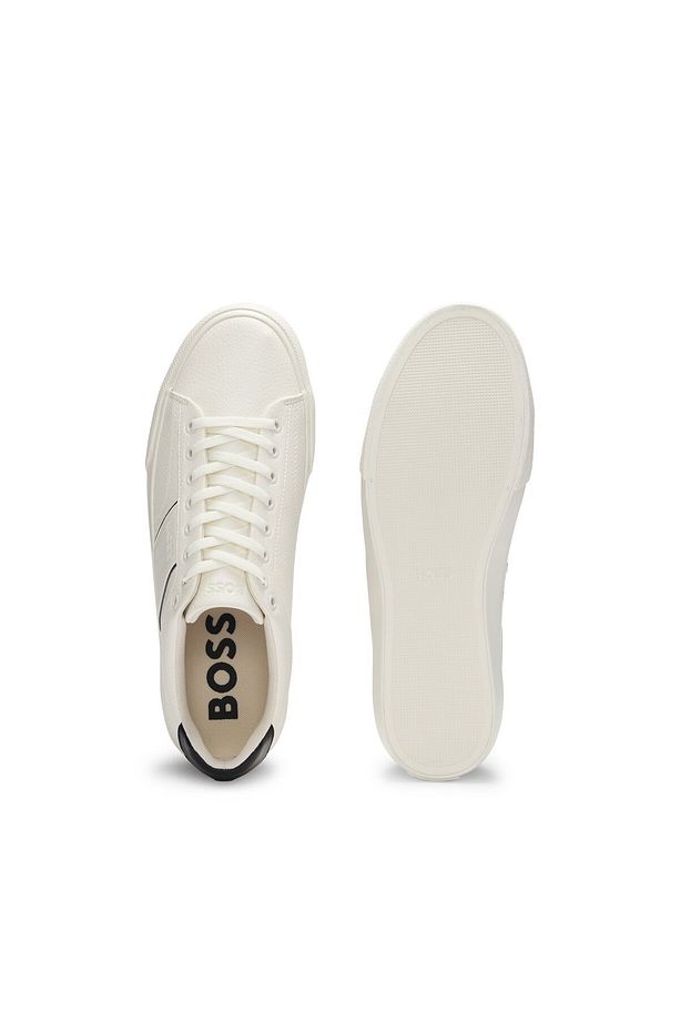 Logolu Deri Sneaker Ayakkabı Erkek AYAKKABI 50522833 101 - 4