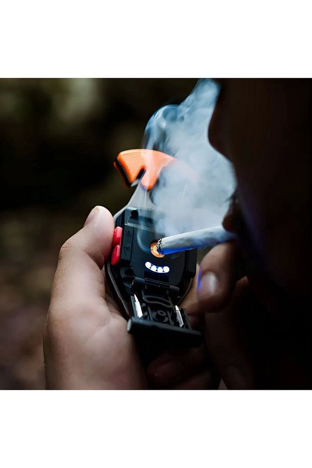 Çok Fonksiyonlu Mini Led Lamba Anahtarlık ve Çakmak USB Şarjlı Kamp İçin Taşınabilir Tam 7 Modlu - 3