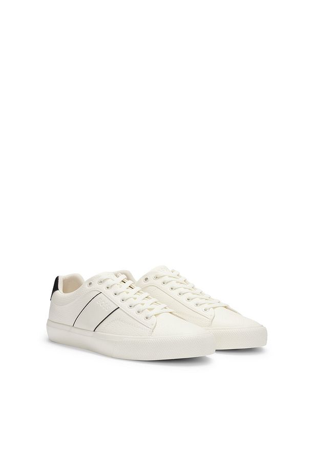 Logolu Deri Sneaker Ayakkabı Erkek AYAKKABI 50522833 101 - 1