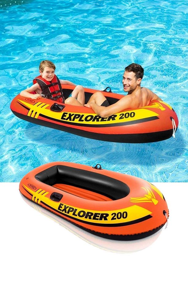 Expoler 200 Şişme Bot Deniz Havuz Göl Botu(KÜREKSİZ) - 2