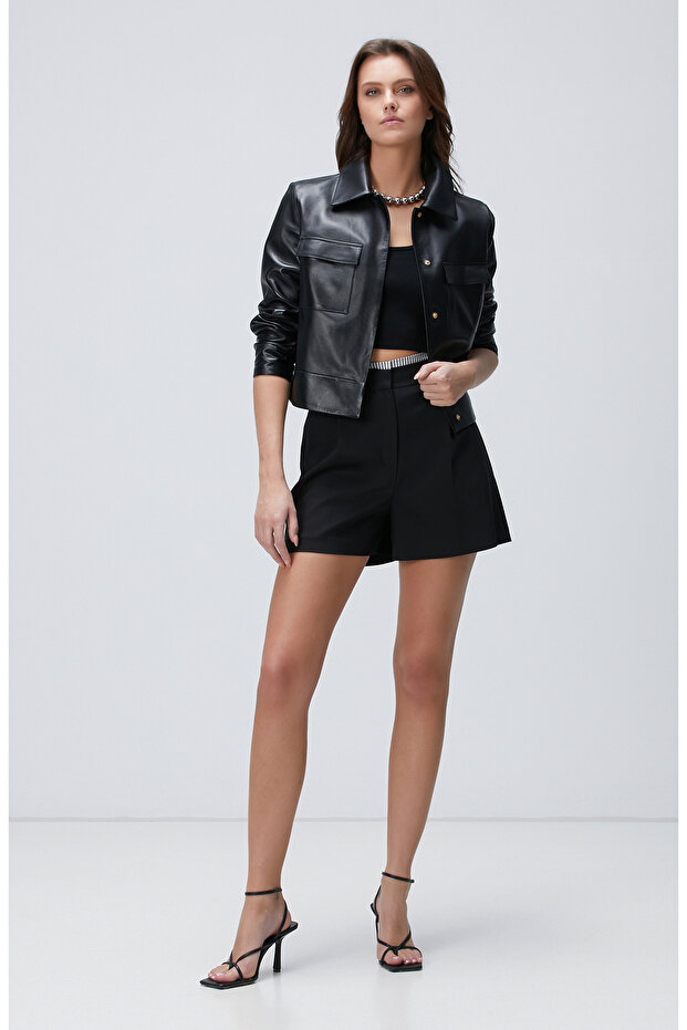 Siyah Triko Büstiyer - 2