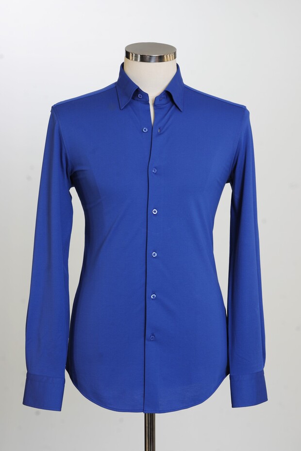 Paul Martin Knitted Fabric Straight Pattern Men's Shirt Pm3522R11