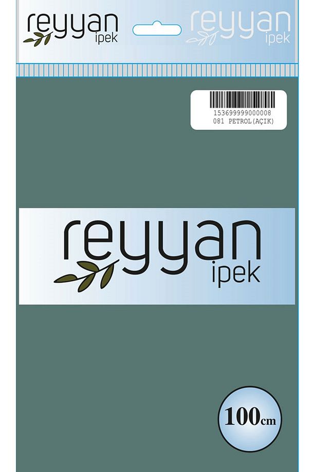 Düz Renk Poşetli Yazma - Renk-081 - Petrol Açık - 1
