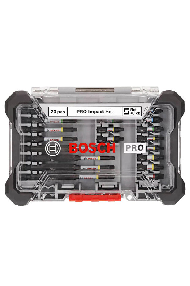 Pro Impact 20 Parça Vidalama Bits Uç Seti - 3