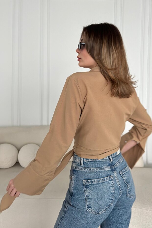 Bağlamalı Poplin Gömlek BB0250 - 3