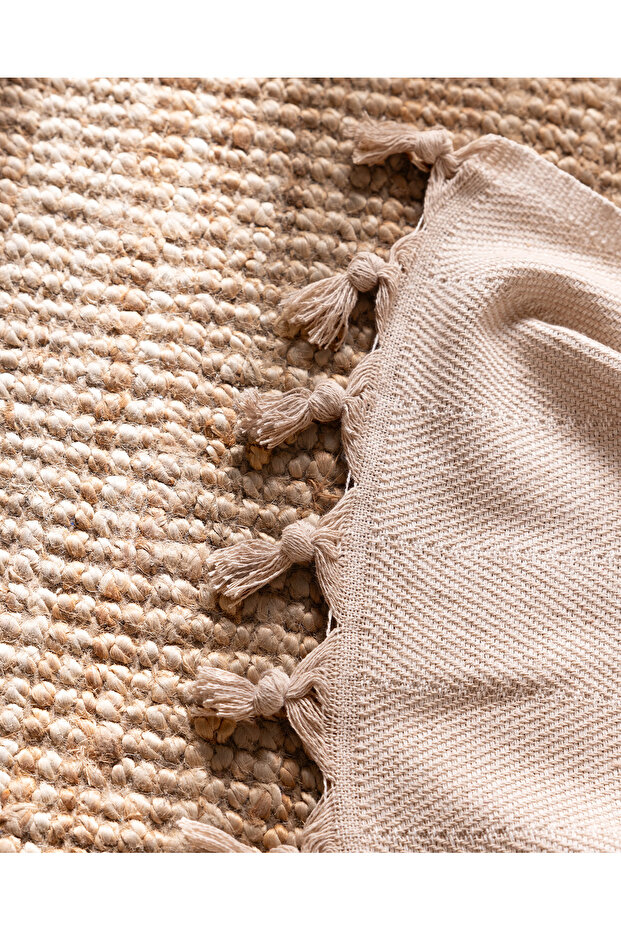Beige Ranier Sofa Shawl - 3