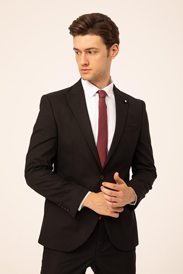 Slim Straight Suit - 1