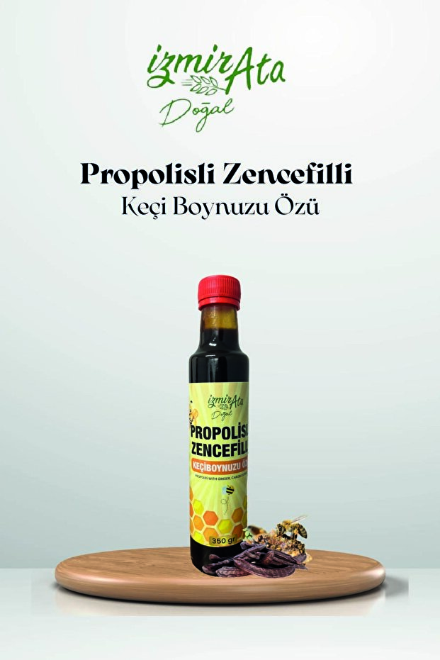 Izmir Ata Propolisli Zencefilli Keçiboynuzu Özü- 350 ml - 1