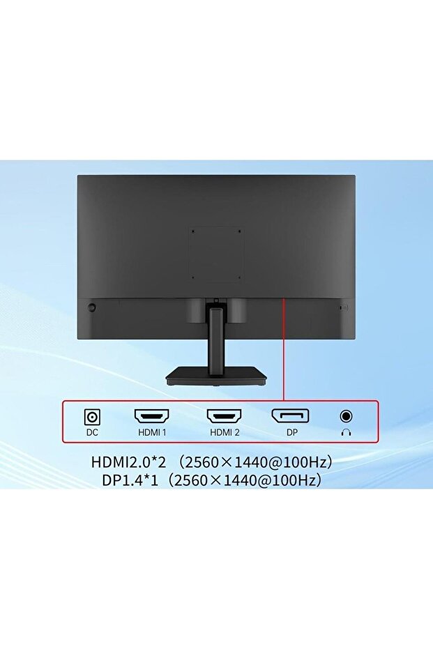 H27T27 27" 100 Hz (HDMI + Dısplay Port ) 2560×1440 Freesync WQHD IPS Flat Monitör - 2