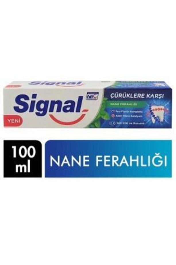 Çürüklere Karşı Nane Ferahlığı Diş Macunu 100ml 12 Adet - 2