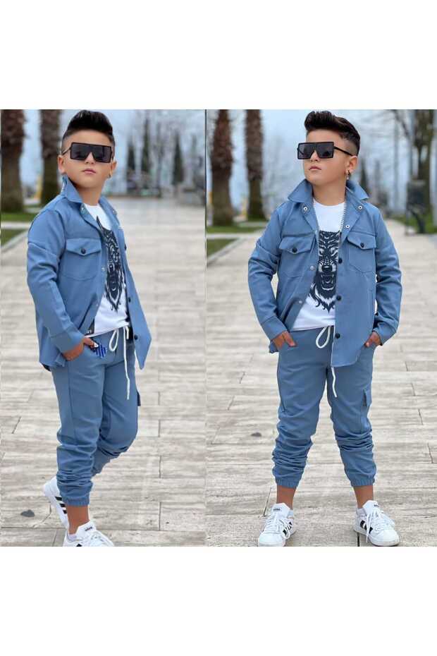 طقم ولادي ثلاث قطع - 1