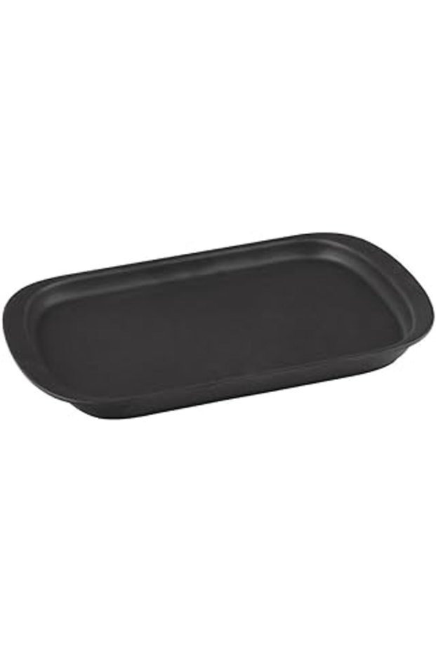 32X20 Cast Iron Serving Plate with Wooden Base - Lv-As-174