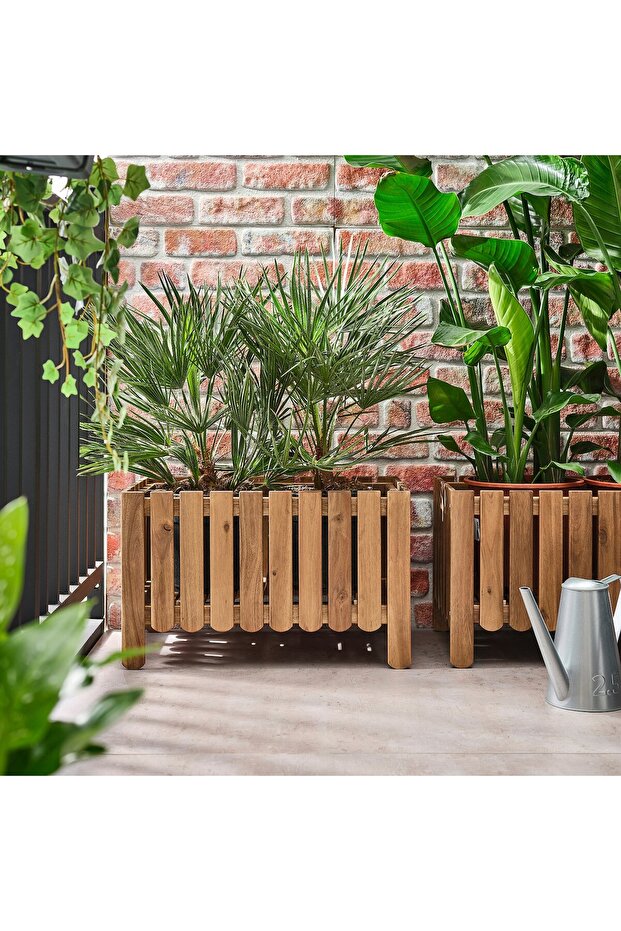 صندوق زهور، بني غامق - 3