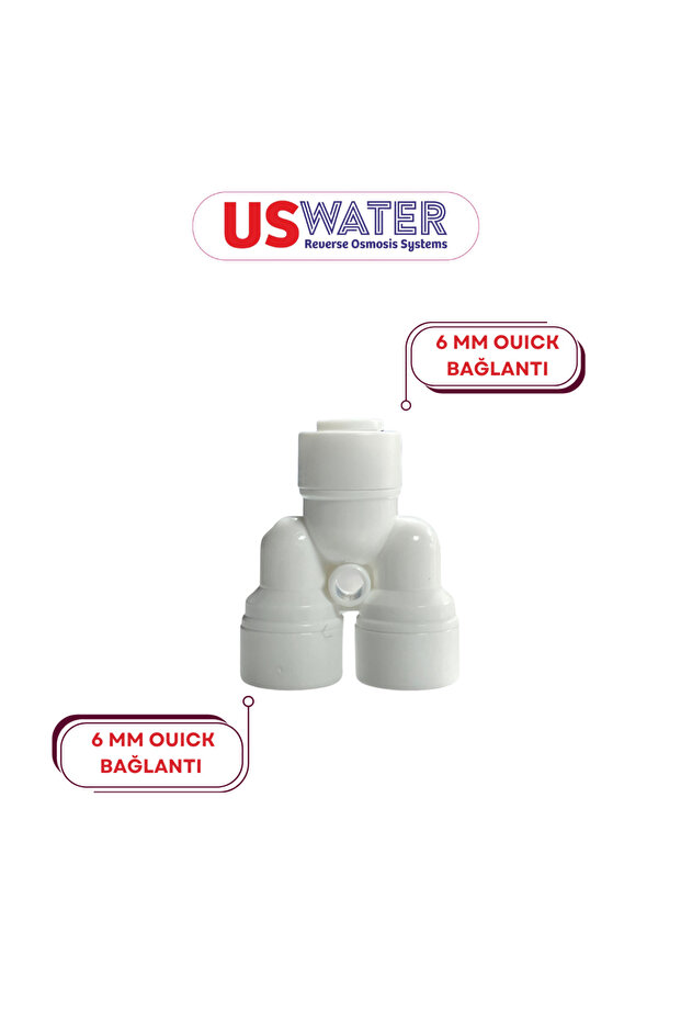 6mm Quick Bağlantı Y Dirsek