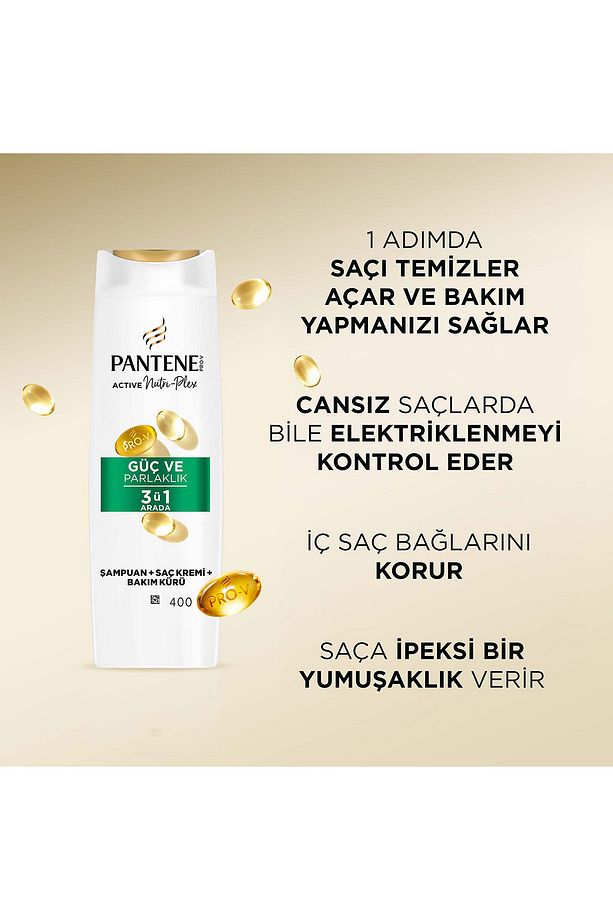 Güç Ve Parlaklık 3'Ü 1 Arada Şampuan 400Ml - 5