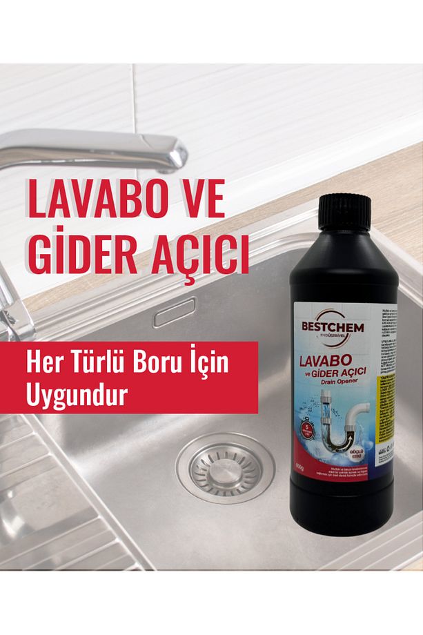 Lavabo, Banyo, Wc Gider Açıcı Draın Openner 2 Li 650 gr - 2