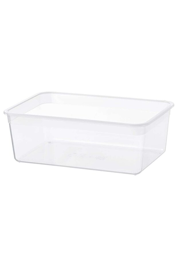 علبة طعام كبيرة مستطيلة/بلاستيك، 5.2 لتر - 1