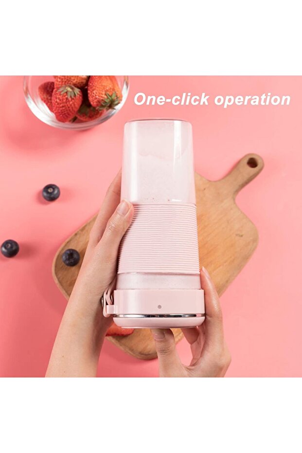 Portable Juicer, High speed ,USB Rechargeable, 1200mAh, 3 LED, Fruit Mixer for shake and smoothie - 5
