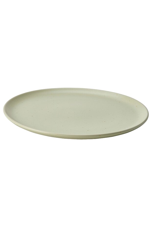 طبق منقوش/أخضر فاتح، 22 سم - 1