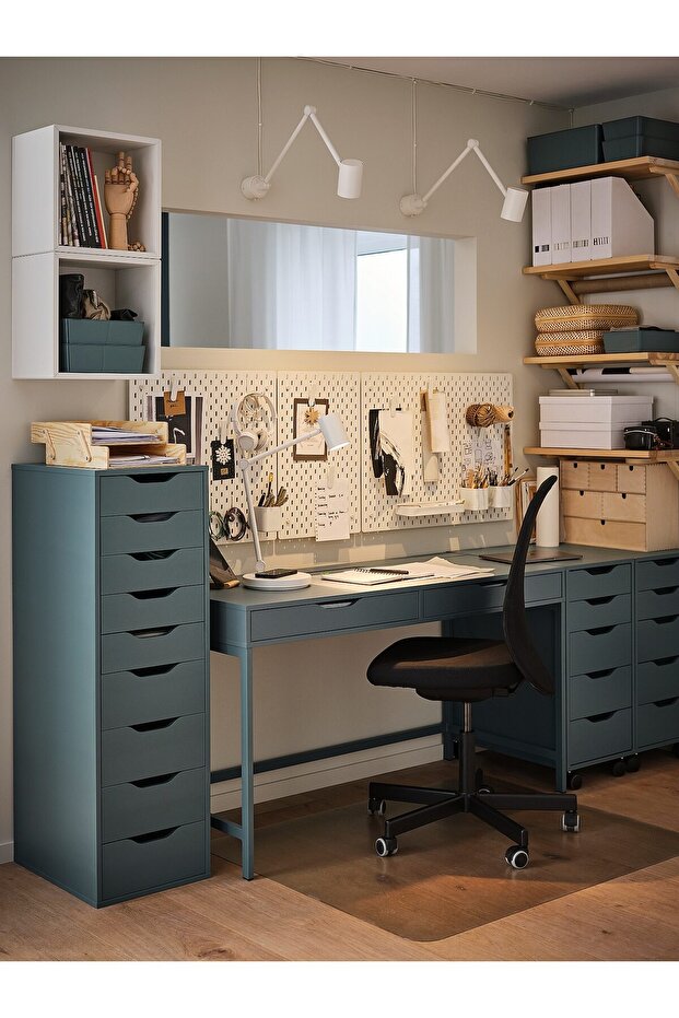 مجموعة ألواح خشبية، بيضاء، 36×56 سم - 3