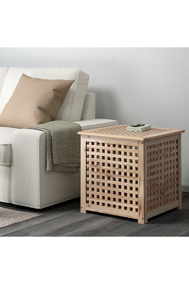 Side table, acacia, 50x50 cm - 2