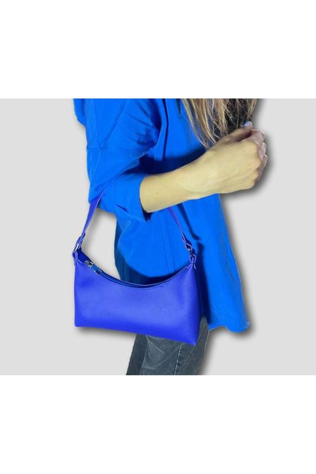 Yellow Women's Serrated Shoulder Bag