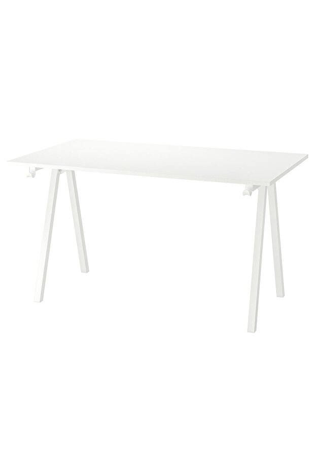 سطح الطاولة، أبيض، 140×80 سم - 2