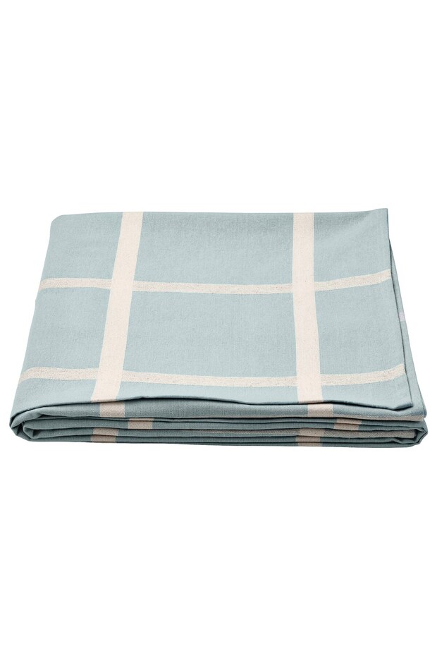 مفرش طاولة، أزرق، 145×240 سم - 1