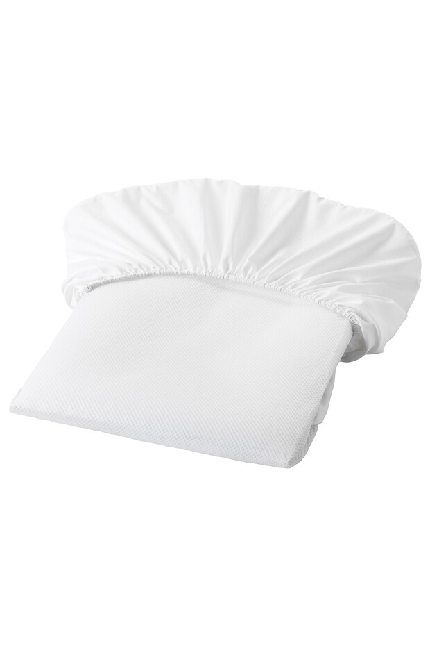 Mattress protector, white, 60x120 cm