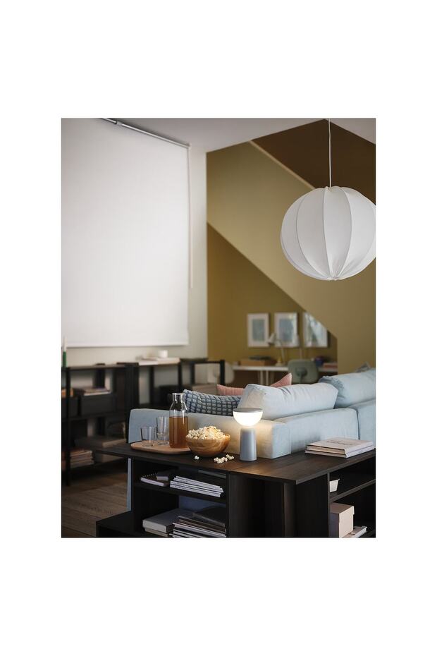 طاولة جانبية، بني غامق، 80×31 سم - 5