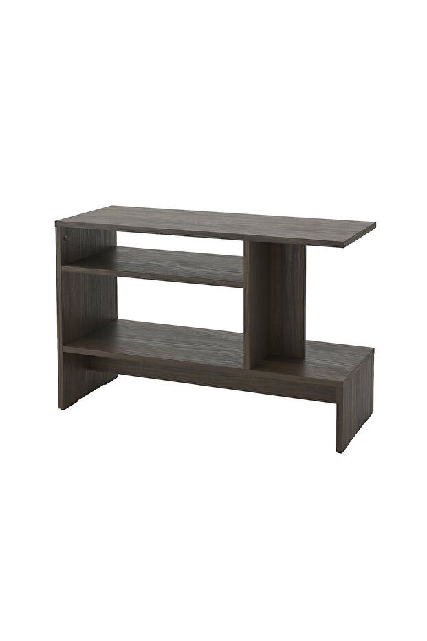 طاولة جانبية، بني غامق، 80×31 سم - 1