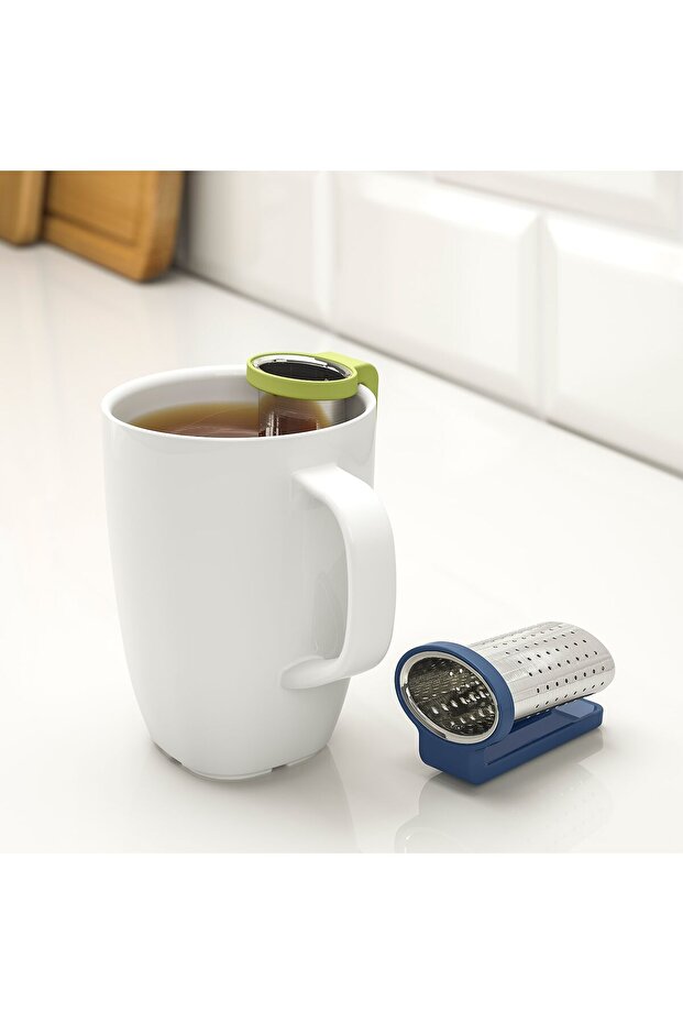 مصفاة شاي، أخضر فاتح/أزرق - 5