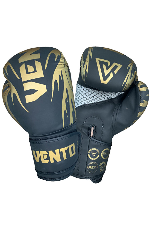 Tatto Boxing and Kickboxing Gloves Black 10 oz