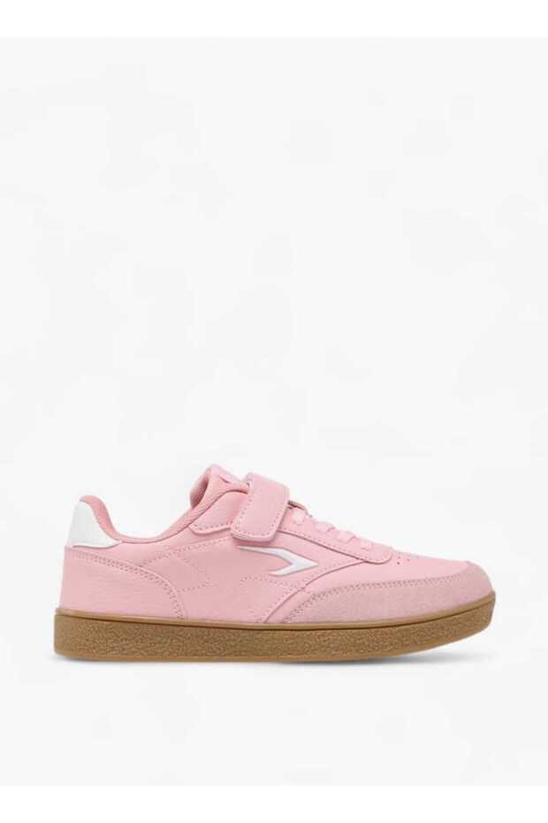 Dash Panelled Sneakers with Hook and Loop Closure - 3