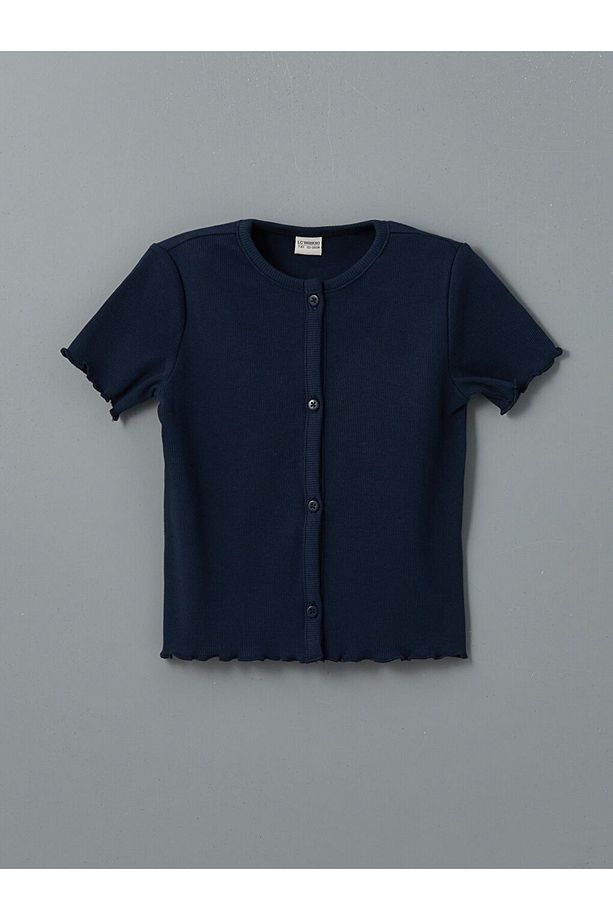 LCW Kids Bisiklet Yaka Kız Çocuk Crop Tişört ve Atlet - 2