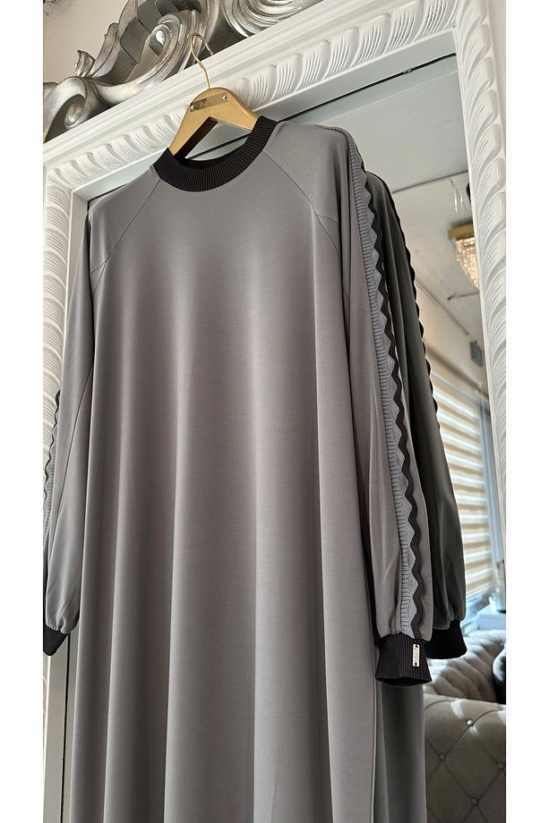 İNVEE 7901 Antrasit Elbise - 4