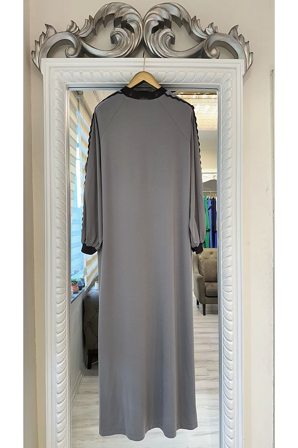İNVEE 7901 Antrasit Elbise - 5