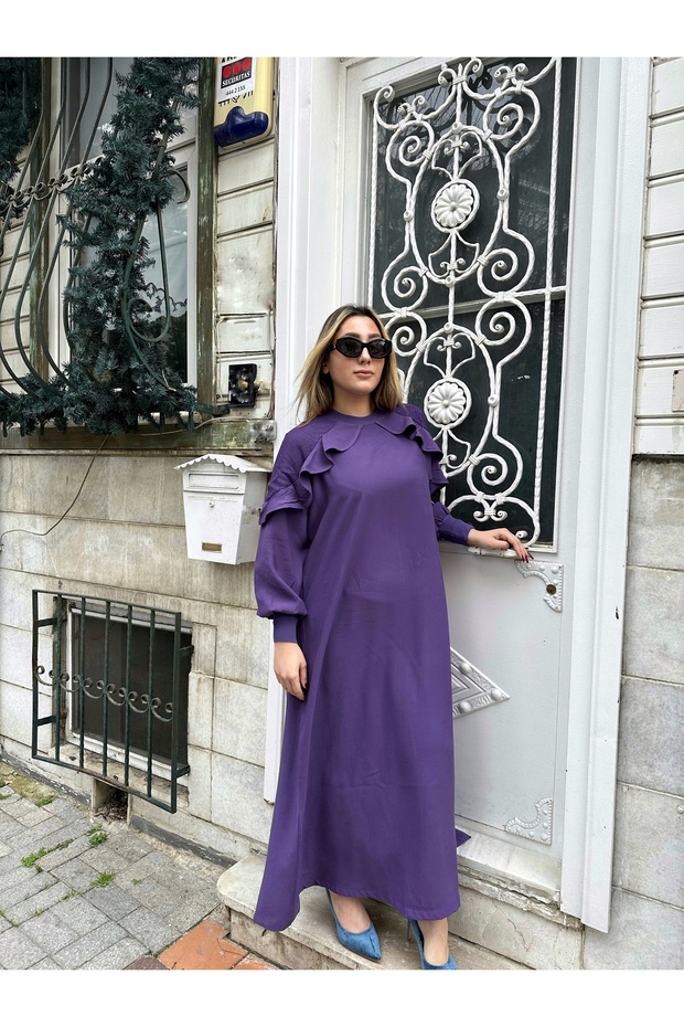 6935 Modal Elbise - 1