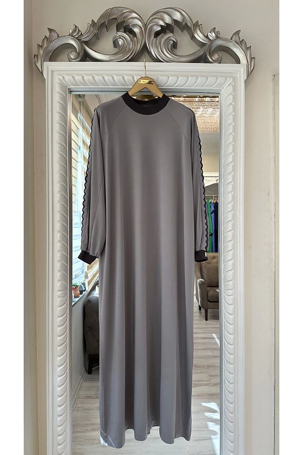 İNVEE 7901 Antrasit Elbise - 2