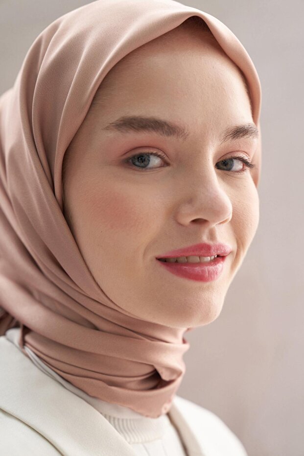 Twill Eşarp Vizon - 1