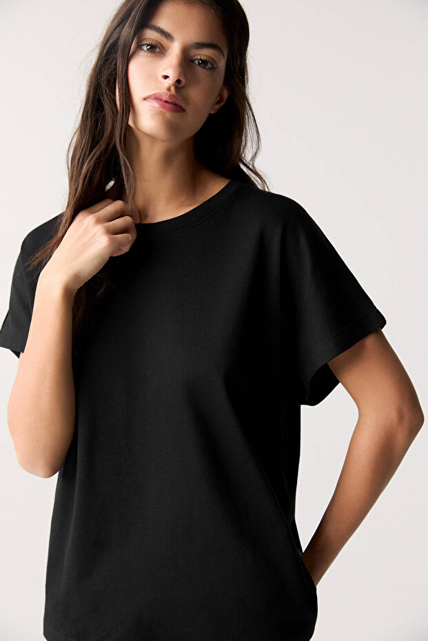Oversize kısa kollu t-shirt - 5
