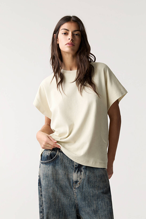 Oversize kısa kollu t-shirt - 2