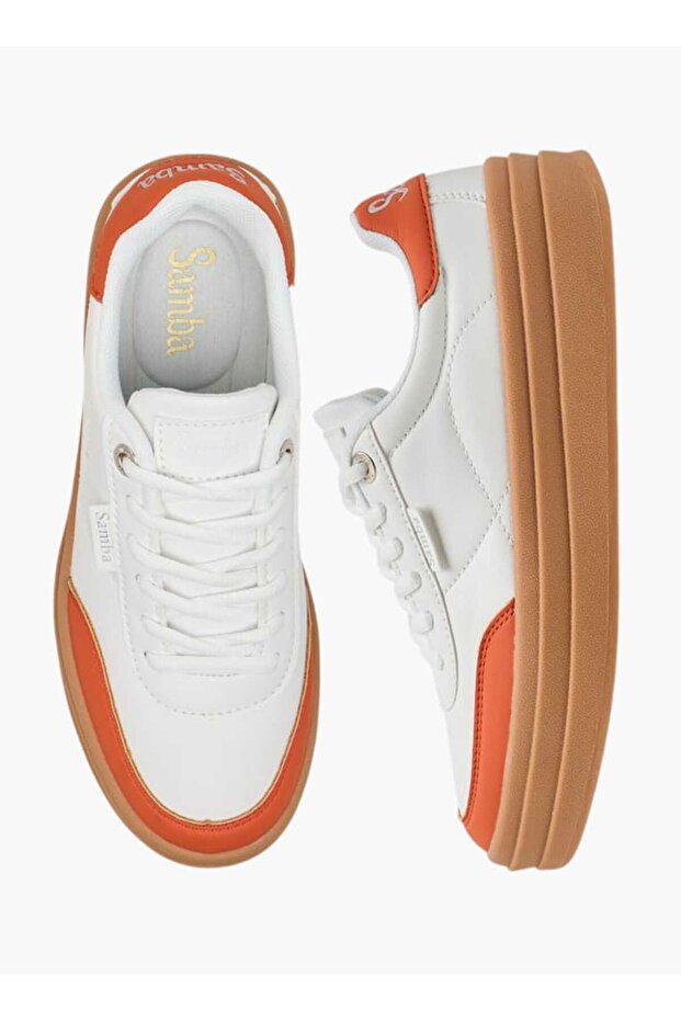 Samba Womens' Panelled Lace-Up Sneakers