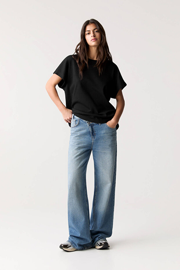 Oversize kısa kollu t-shirt - 3