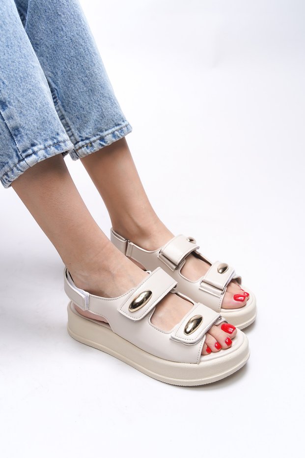 Talnaegeir Women's Sandals 00121000 Beige
