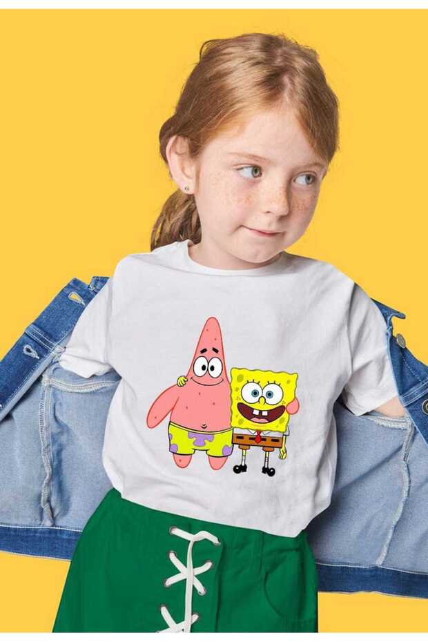 Children's Crew Neck Printed Short Sleeve T-Shirt
