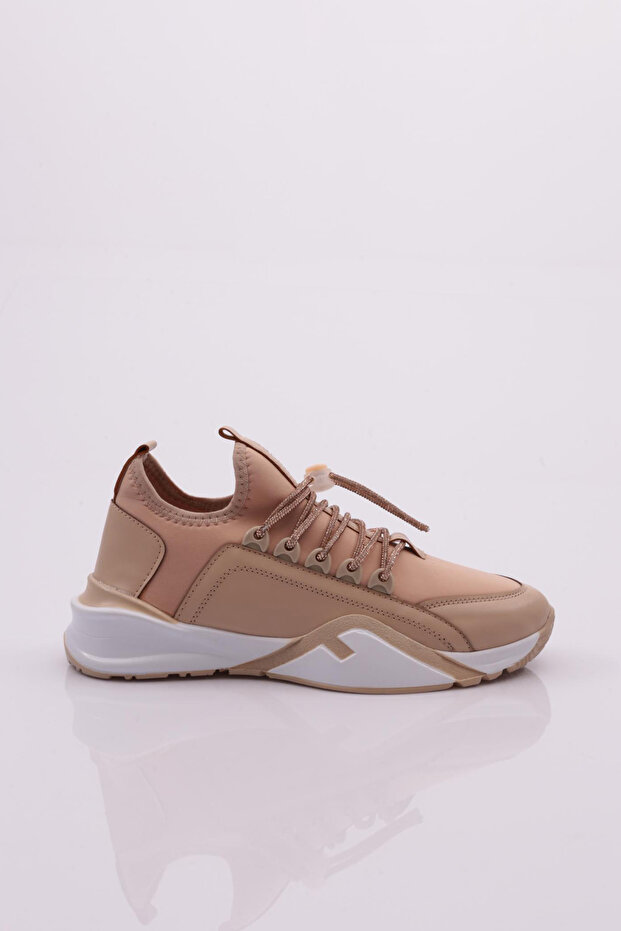 050-14 Women's Stone Embroidered Lace-Up Sneakers